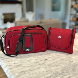 American Tourister travel bag and Dopp- cosmetic kit